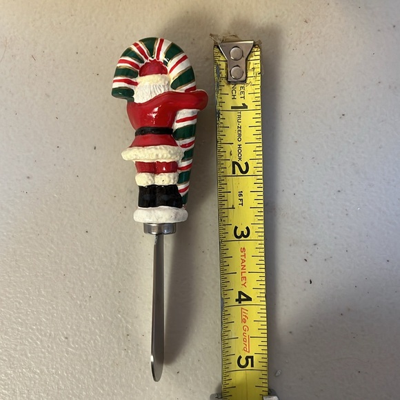 🟣 Christopher Radko cheese/ pate spreaders Santa Christmas - Picture 5 of 5